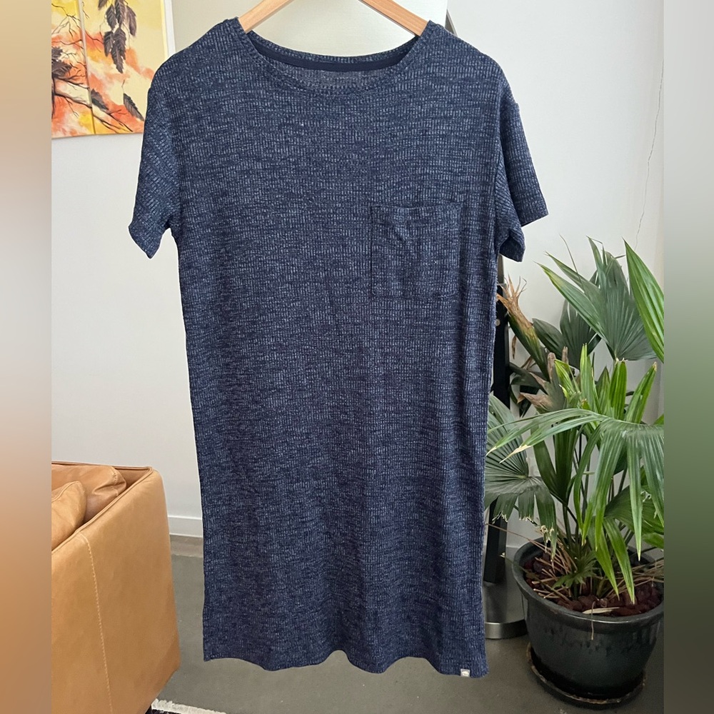 Roots Ribbed Short Sleeve Shirt Dress